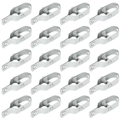 Produktbild von TRANKIELO® - 20 Stück Zaunspanner aus verzinktem Stahl – 90 mm – ideal für Zäune, Gärten, Wäscheleinen und Antennen