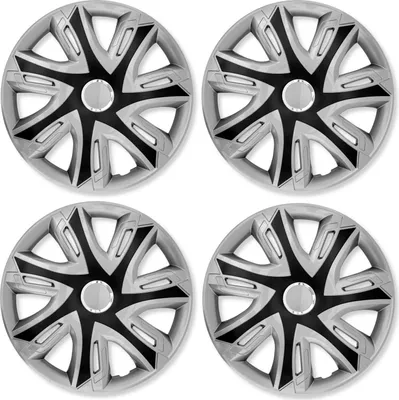 Produktbild von Kołpaki Supernova Bicolor Silver Black + Ring 15 cali uniwersalne