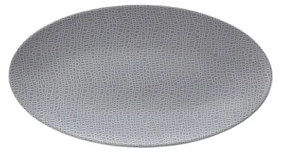Produktbild von Seltmann Weiden L Fashion elegant grey Servierplatte oval 33x18 cm