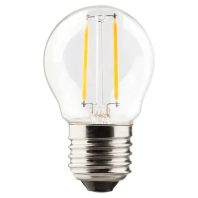 Produktbild von Merkur LED Filament Tropfen 2W = 22W E27 klar 220lm warmweiß 2700K