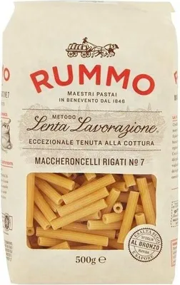 Produktbild von 16er-Pack Rummo Pasta Maccheroncelli N°7,Italienische Nudeln aus Hartweizengrieß,Italienische Pasta 500g