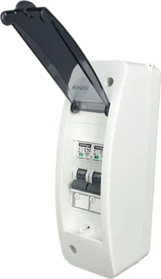 Produktbild von Leitungsschutzschalter, Stromverteiler C16A, C10A 1P 230V. Leistungsschalter, Sicherungskasten, Aufputz Verteiler