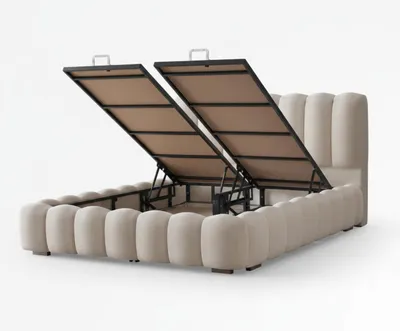 Image de Lit moderne au design élégant et offrant un grand confort de sommeil