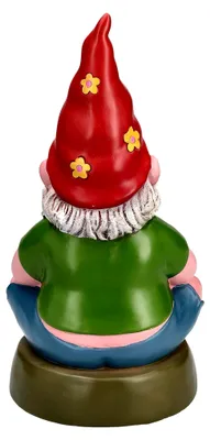 Produktbild von Gartenzwerg Figur - Meditierender Hippie 28 cm