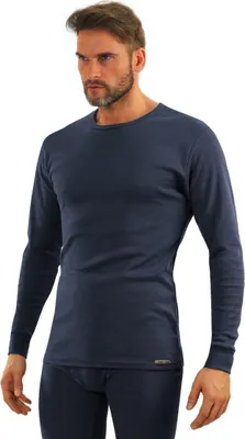 Image de Sesto Senso Chemise à manches longues pour hommes Art. 111 - Coton de haute qualité, Élastique, Coutures plates, Confortable au quotidien, Graphite, Hommes XXL