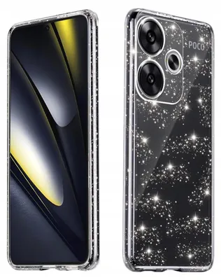 Obrázok produktu pre Techsuit SparkleSkin Series puzdro pre Xiaomi Poco F6 – priehľadné