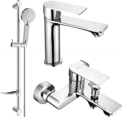 Produktbild von Mexen Royo DF40 Badewannenset, Chrom - 72203DF40-00