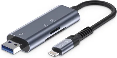 Image de Tech-Protect card reader Ultraboost SD/microSD Lightning/USB