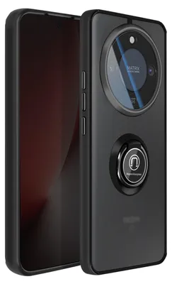 Produktbild von Avizar, Honor Magic 8 Lite Hybrid-Hülle Stoßfest mit Magnetischem Ring, Schwarz