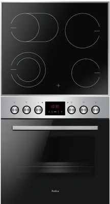 Produktbild von Amica EHC 933 007 E, Keramik, 4 Zone(n), Glaskeramik, Schwarz, Berührung, 57,5 cm