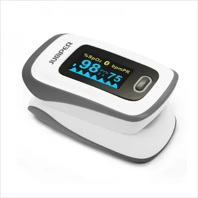 Image de JUMPER JPD-500F Oxymètre de pouls avec écran OLED et Bluetooth, gris