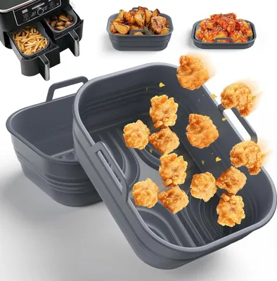 Produktbild von Backform 2Pcs Airfryer Zubehör Ninja Foodi Max Dual Zone AF300EU