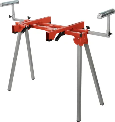 Produktbild von Grafner Maschinenuntergestell, für Maschinen wie Sägen und Bohrmaschinen, Traglast 250 kg, mit Rollen, Auflagen ausziehbar von 860 - 1600 mm, höhenverstellbar, Arbeitstisch Untergestell universal