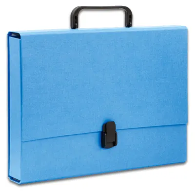 Zdjęcie produktu dla Teczka z rączką A4 5 cm Penmate ecoline niebieska
