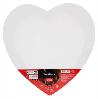 Produktbild von Van Bleiswijck Leinwand-Herz-Keilrahmen 29x29 cm für Künstler