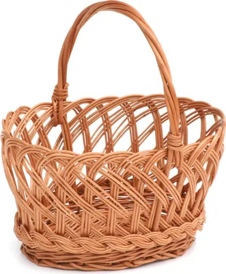 Produktbild von JIPRO® Weidenkorb für Geschenke oval Iontas I. - B 24 x T 20 x H 10/20(cm)