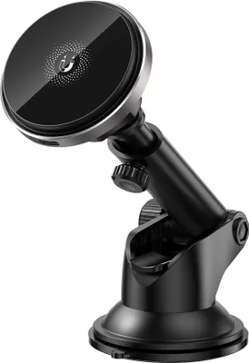 Produktbild von XO Handyhalterung Auto Magnethalter mit Induktiv Ladegerät, Saugnapf Windschutzscheibe KFZ universal Handy Halter Smartphone