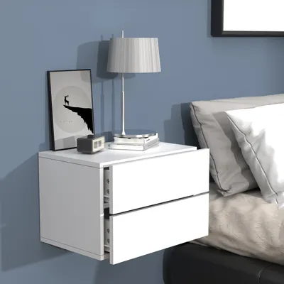 Produktbild von VCM Nachtschrank | Wandschublade | Wandboard | Nachttisch | Maße ca H. 30 x B. 45 x T. 32 cm - Usal L 45 cm