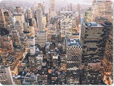 Produktbild von MuchoWow® Mauspad Mousepad New York - NYC - Amerika 23x19 cm - Mousepads - Maus Mat - Pad - Mausunterlage - Schreibtischunterlage - Mauspad