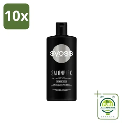 Produktbild von 10 x Syoss Salonplex Shampoo - Schutz für koloriertes Haar - 440 ml - Großpackung - 10 Stücke