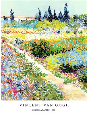 Produktbild von Leinwandbild Van Gogh Garden At Arles II 57x77 cm