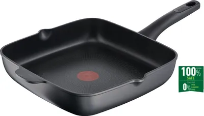 Produktbild von TEFAL ULTIMATE Tiefe Viereck-Pfanne 28X28 Cm, Grillpfanne, E2354034