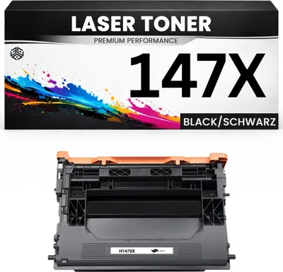 Produktbild von XXL Toner 147X für HP kompatibel Schwarz W1470X (nicht HP+) Tonerkartusche LaserJet Enterprise M610n/611dn/611x/612dn/612x/634h/635fht/635h M611dn