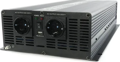 Produktbild von Spannungswandler 12V 230V schwarz Mod. Sinus Wechselrichter: 5000 W
