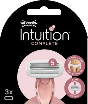 Obrázok produktu pre Wilkinson Sword - Náhradné čepele - Intuition Complete - Kompatibilné - 3 čepele - 1 kus