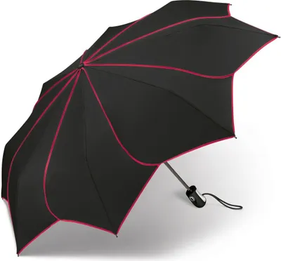 Produktbild von pierre cardin Damen Regenschirm Taschenschirm Auf-Zu Automatik Sunflower schwarz