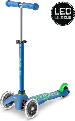 Obrázek produktu pro Micro Mobility Mini Micro Deluxe LED, Děti, Koloběžka s třemi koly, Jakékoliv pohlaví, Asfalt, 50 kg, 3 kolo/kola