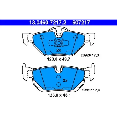 Produktbild von Ate Bremsbelagsatz, Scheibenbremse  13.0460-7217.2