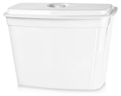 Image de Poubelle de porte de cuisine, 4 L, blanche