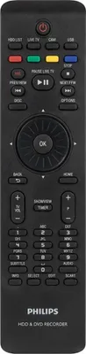 Produktbild von Originale Fernbedienung für PHILIPS RC2084402/01 | DVDR-5500H/58 | DVDR-5520H/58