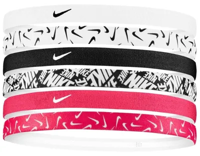 Image de Set Of Nike Headbands 6-pack White-pink-black Mix