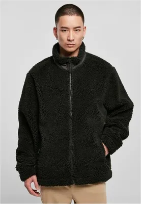 Zdjęcie produktu dla Bunda Urban Classics Basic Sherpa Jacket czarna - M