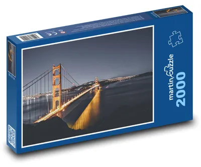 Zdjęcie produktu dla martinpuzzle - Puzzle 2000 - Most w nocy