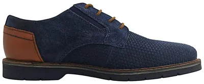Imagen del producto de Bugatti: Zapatos de hombre, zapatos de negocios, elegantes zapatos de cordones, color azul, para uso casual