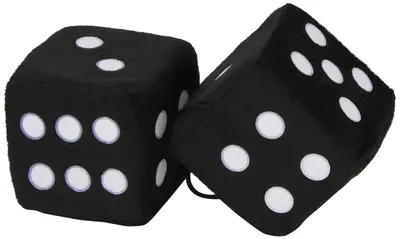 Imagen del producto de Cubo de felpa grande, color negro, de 9 x 9 cm, ideal para noches de juegos