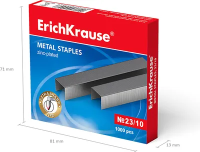 Immagine prodotto di Graffette n. 23/10 extra affilate e resistenti 1000 pezzi zincate