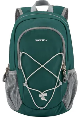 Produktbild von Tagesrucksack 12L Dunkelgrün Leicht Wanderrucksack Outdoor Daypack mit Brustschnalle für Herren Damen