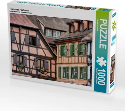 Produktbild von Calvendo Typisches Fachwerk 1000 Teile Puzzle quer 640x480mm, Bartruff Thomas; 7348520