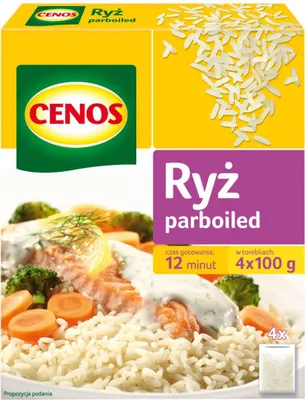 Obrázok produktu pre Ryż parboiled długoziarnisty 4 x 100 g