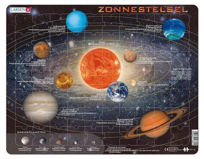 Image de Puzzle Larsen Le système solaire, 70 pièces.