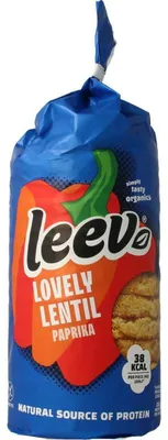 Productafbeelding van Leev Lovely Lentil Cakes Paprika  (117 gr)
