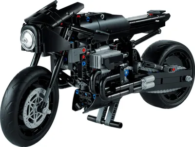 Zdjęcie produktu dla LEGO 42155 Technic BATMAN — BATMOTOR, Motocykl Zabawka dla Dzieci, Model do Zbudowania Motoru Batmana z Klocków, Kultowy Pojazd Superbohatera z filmu 2022