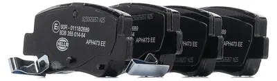 Produktbild von HELLA Bremsbeläge Satz Hinten Bremsklötze für TOYOTA AVENSIS Station Wagon (ZRT27, ADT27) 8DB 355 014-641