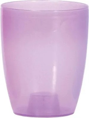 Produktbild von Hoher Blumentopf COUBI ORCHID 16 cm - Farbe: transparent matt lila