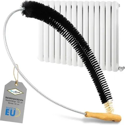 Zdjęcie produktu dla Szczotka do grzejników – do czyszczenia grzejników – 120 cm – włosie kozie