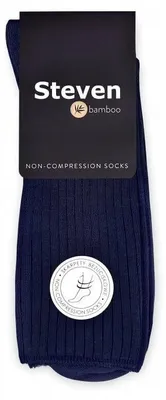 Produktbild von Steven Herren Socken Bambus druckfrei dunkelblau 41-43